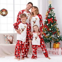 Verugu božićne pidžame za obitelj, aparat za božićne pidžame, klasični Xmas Ispis PJS setovi za spavanje,