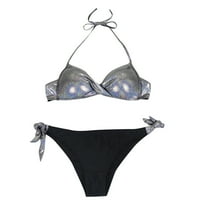 Shiusina kupaći kostim za žene Spremljene patchwork kupaći kostimi Push Up Bikini Set brazilski kupaći