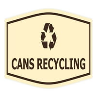 Fancy Cans Recycling znak - mali