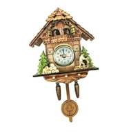 Drveni kukavički sat ukrasni zidni sat sa poklonom noviteta pokreta