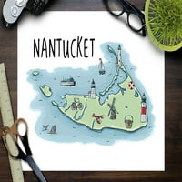 Nantucket Island, crtanje linije