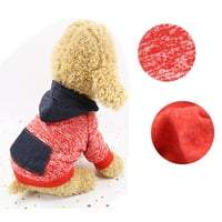 Hoodie pse sa džepom - Jesen Zima topli džemper Puppy odjeća za pse Dječak Girl Yorkies Chihuahua -