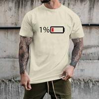 Košulje za muškarce Ljeto Ležerne prilike Električne količine Ispis bluza Kratki rukav okrugli vrat
