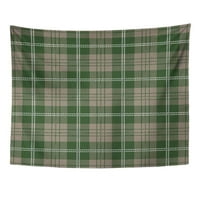 Sažetak sivi i zeleni tartan plaćeni škotski šut uzorak karirani klan zidne umjetnosti vješanje tapiserija