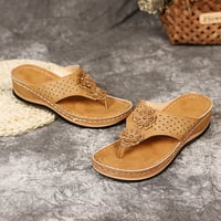 HVYesh ženske sandale udobne flip flops za žene sa lukom potpornim cipelama za vjeljke ljetna casual