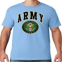 MANS američka majica vojske za brtvu, srednje svijetlo plava