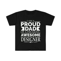 Ponosan tata fenomenalnog dizajnerskog unise majica S-3XL Očev dan