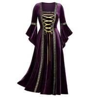 Ženska srednjovjekovna haljina viktorijanski kostim renesanse dugih haljina irski preko Cosplay Retro