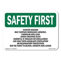 Sigurnost Prvi znak - Opasnost od raka može sadržavati anorganski arsen