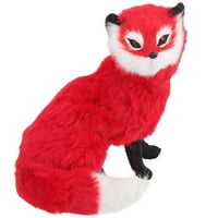 Plišani lisice simulaciju plišanog modela fox-oblika ručno dekor dekora lijepa životinja