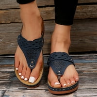 Sandale Ženske modne cipele za dame Ljetne klinove papuče Bohemian Flip Flops slajdovi