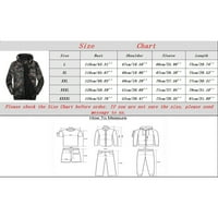 Muška modna jednostavna kamuflažna džepa Kardigan patentni patentni patentni džeks muški jeseni jaknu