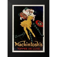 Vintage Apple Collection Crni moderni uokvireni muzej umjetnički print pod nazivom - Mackintosh Toffee