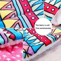 Ruijy Coral Fleece Geometry Ispiši kućni ljubimac Puppy Mačke za pseće tepihe pokrivač jastuka