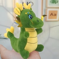 Godina Cartoon Dragon Plish lutka igračka - kineska zmajeva Zodiac maskota za maskote, punjena privjesak za životinje, ukras festivala, novogodišnji poklon