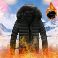 KPOPLK Zimski kaputi za muškarce muške jeseni i zimske zadebljanje i boje koji blokiraju zimske jakne