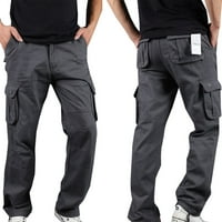 Uorcsa Versatilni dizajn Plus size hip hop trošenje otporno na pamuk dugačak modni više džepne muške