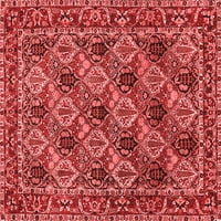 Ahgly Company Zatvoreni kvadrat Perzijski Crveni tradicionalni prostirci područja, 7 'kvadrat