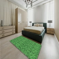 Ahgly Company u zatvorenom kvadratu uzorak duboke smaragdne tepihe zelene površine, 8 'kvadrat