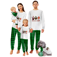 Usklađivanje PJS Božićne pidžame za djecu Otporne na padne odjeće otporne na plamenu Početna Xmas PJS Podešavanje podudaranja Redovne i velike veličine