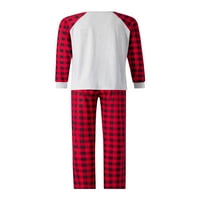 Peyakidsaa Usklađivanje roditeljske djece Božićne noćne odjeće Santa Dinosaur Print Tops pantalone odijelo Romper Pas Holiday PJS