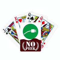 Zeleni utikač kabela za punjenje kabela uzorak PEEK poker igračke kartice Privatna igra
