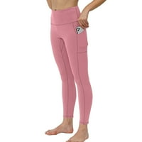 Yubatuo hlače za žene Stretch Yoga gamaše Fitness Trčanje teretane Sportska dužina Aktivne hlače Ženske hlače