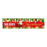 Sdjma sretan božićni baner, sretan božićni znak Xmas Torch potpisuje banere Božićni ukrasi za vanjski božićni na otvorenom na otvorenom dvorišnim znakom, 120 *