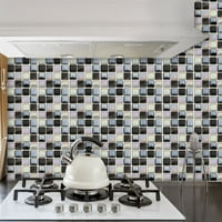 RuibeAuty mozaičke naljepnice za pločice Stick kupaonica Kuhinja Kuhinjski zid ili podne samoljepljenje