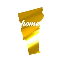Vermont Home naljepnica naljepnica - samoljepljivi vinil - otporan na vremenske uvjete - izrađene u SAD - mnogo boja i veličina - VT ljubav u obliku