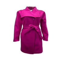 Cindysus Womens Slim-Fit Jednoj grudi odjeća Zimski topli kardigan sa džepovima rever izrez tanka jakna