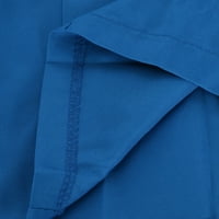 Dugi jakne za blazer za žene Jesen modni kaput jakna Čvrsta dugi rukav gornji odjeća Plavi XL