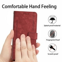 Novčanik novčanika za iPhone pro max, premium PU kožnih flip torbica za prorez, luksuzni stickstand