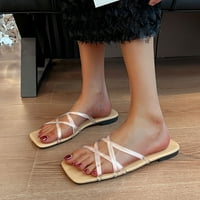 DRESSY Sandale za žene na plaži Ležerne sandale jasne veličine 9.5