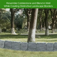 Himiss Vrtna ograda imitacija kamena postrojenje za pomoć na otvorenom krajolik ukrasna granica