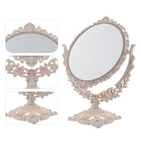 Rosarivae Vintage Dvostrano zrcalo okruglo stojeće ogledalo Rotiranje kozmetičkog ogledala