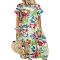 Avamo dame kaftan cvjetni print ljeto plaža sandress baggy labavi maxi haljine retro odmor duga haljina