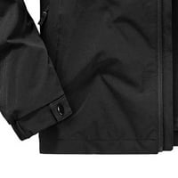 Muška olujna jakna s dugim rukavima Čvrsta boja Comfy postolje ovratnik rastezanje Jakna vanjska vjetra otporna na gornju jaknu