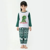 Homchy Porodica podudaranje odjeće mama djeca i babys božićni santa odijelo set pidžamas