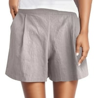 Ženski ljetni kratke hlače u visokim strukom, ugodno udobne elastične struine šarene hladne hlače sa