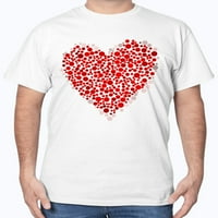 Majica za pamučnu majicu srca