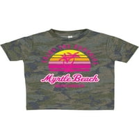 Inktastično ljeto Uživajte u suncu Myrtle Beach South Carolina ružičasti poklon mališač majica ili majica mališana