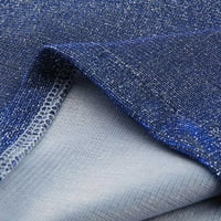 Bluze za žene V-izrez Casual Camisole Restred Dame T-majice bez rukava Ljeto Blue XL