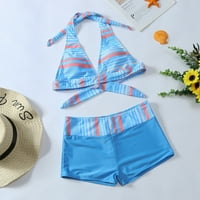 Ženska modna ljeta dva kupaće kostim za bande za bank bikiniju