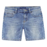 Space Big Girls Boys Jeans Hotsas, Ripped Stretchy Jednostavan dizajn Slatke ljetne traper hlače, plava,