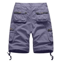 Akiigool MENS Cargo kratke hlače Muške pamučne kratke hlače Classic Fit Golf kratke hlače Ležerne prilike tereta sa džepovima