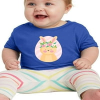 Slatka Uskršnja zeko Garland majica Dojenčad -Image by Shutterstock, mjeseci