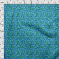 Onuone pamučne svilene teal plave tkanine Batik Quilting potrošni materijal Ispiši šivanje tkanine sa