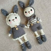 Toyella Fairy Rabbit Lutka vune vunene lutke Crochet Kuka Materijal Materijal 11Style