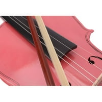 Žice violine Potpuni set, ružičasta violina, violina za studente, muzičke instrumente za odrasle, akustičnu